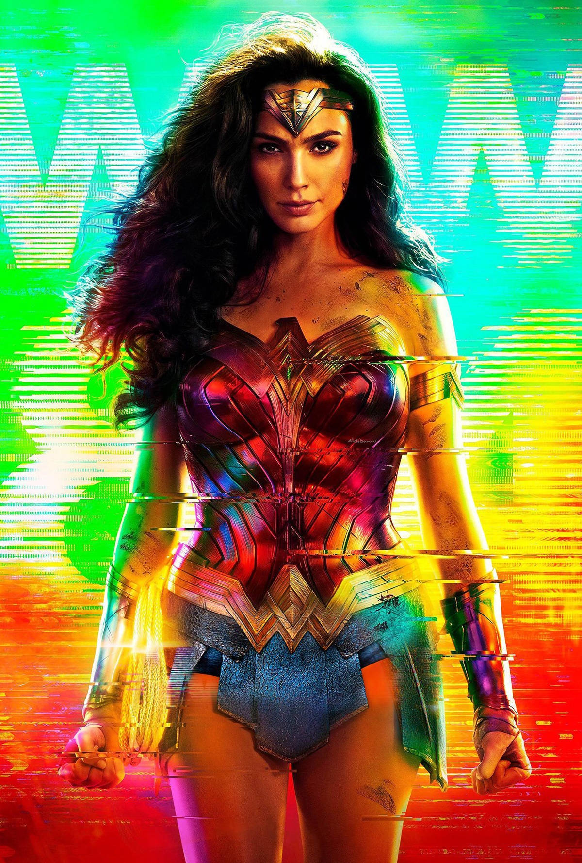 Gal Gadot Wonder Woman Superhero Background