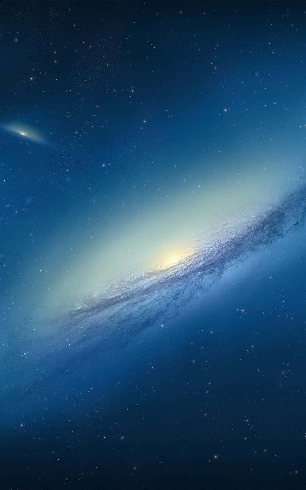 Galactic_ Blue_ Glow Wallpaper