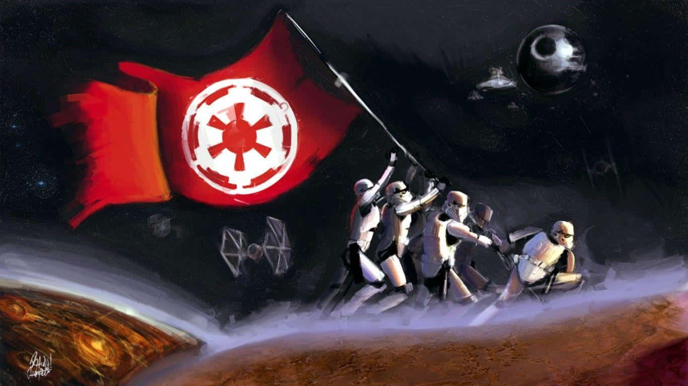 A Glimpse of the Powerful Galactic Empire Wallpaper