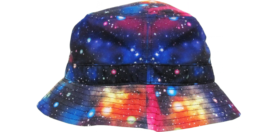 Galactic Print Bucket Hat PNG