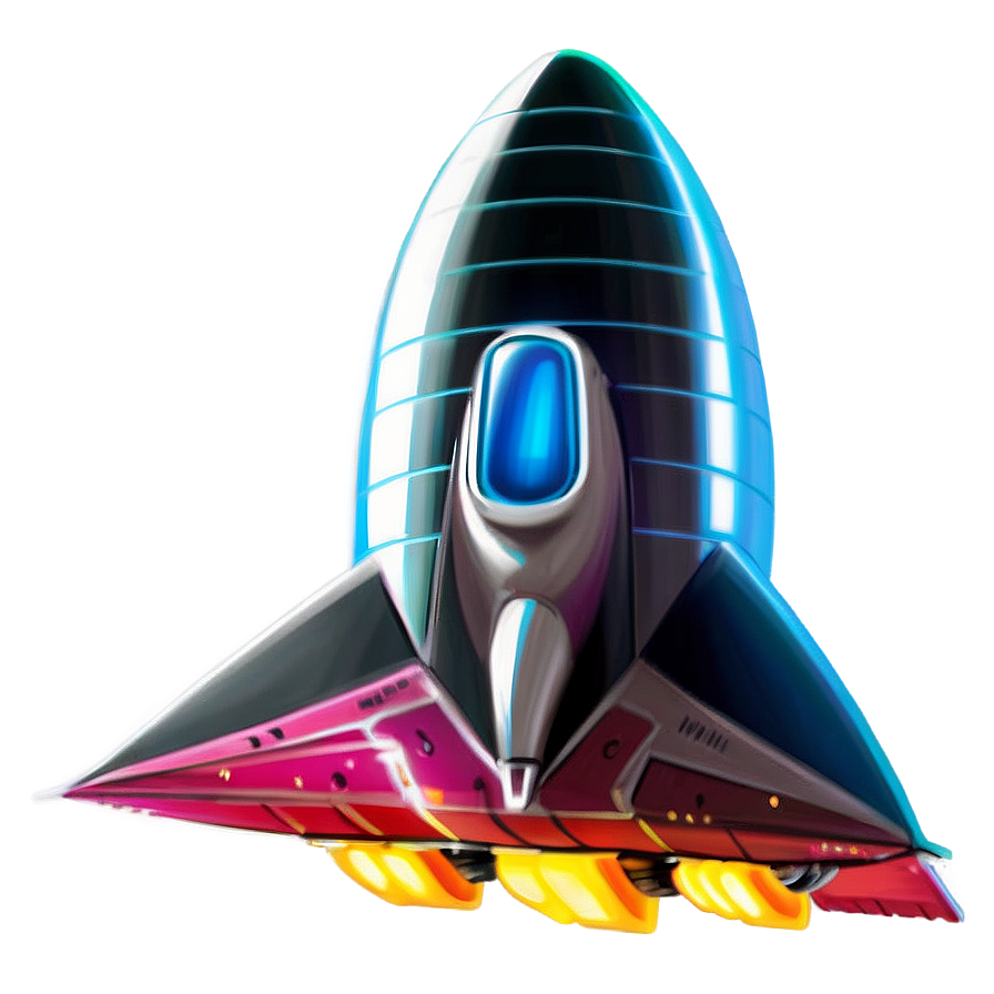 Galactic Rocketship Png Bqw PNG