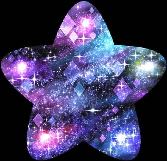 Galactic_ Star_ Pattern PNG
