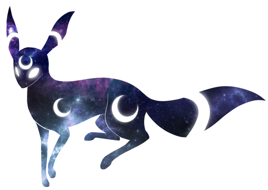 Galactic Umbreon Artwork PNG