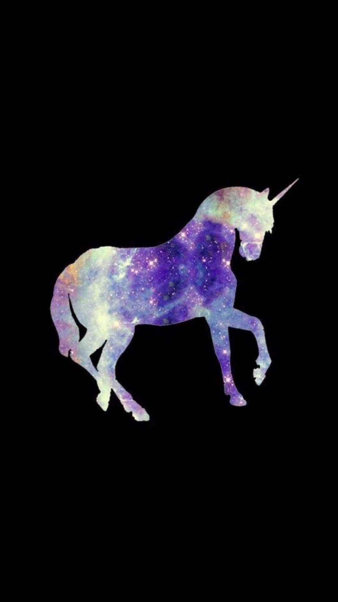 Galactic Unicorn Silhouette Wallpaper