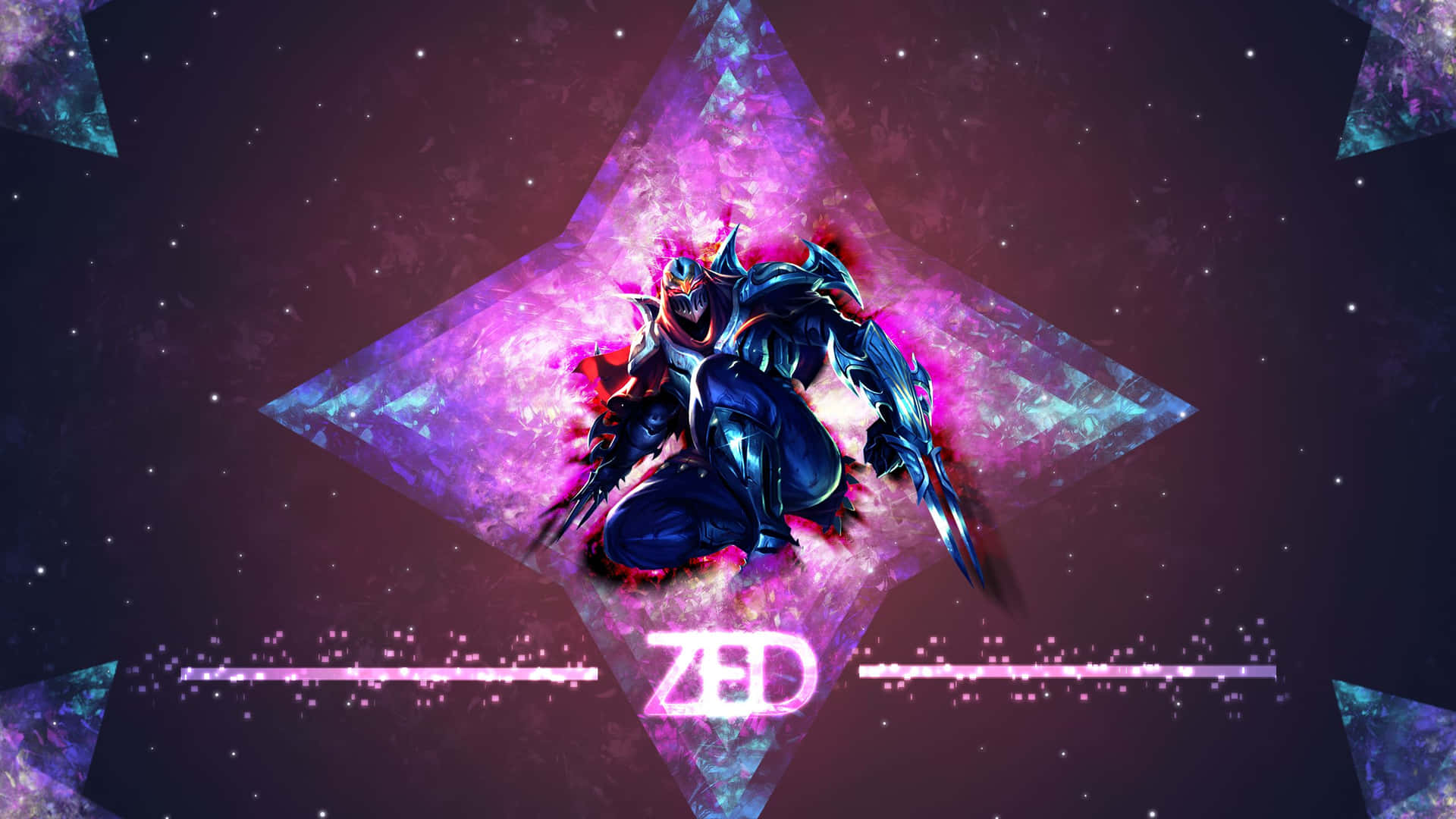 Galactic_ Zed_ League_of_ Legends_ Artwork Wallpaper