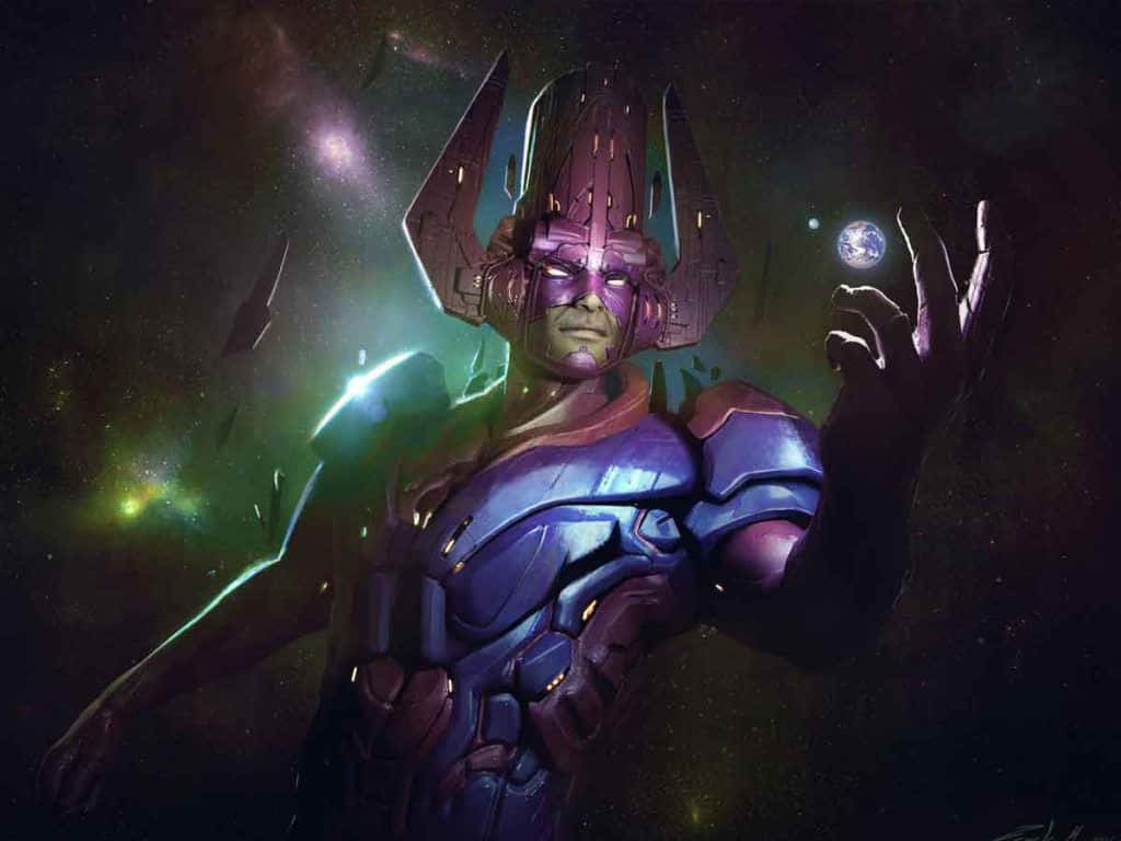Cosmic Entity Galactus Rules the Universe Wallpaper