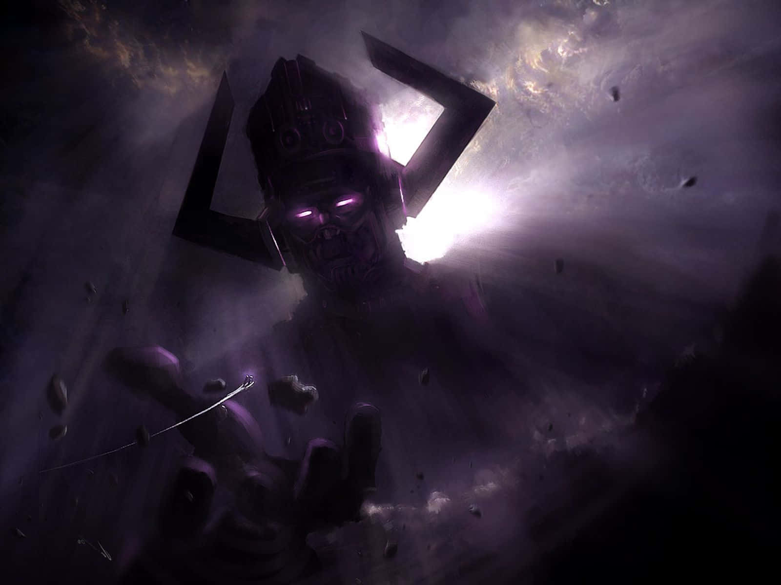 Galactus, The Devourer of Worlds, stands strong and imposing in this stunning image. Wallpaper