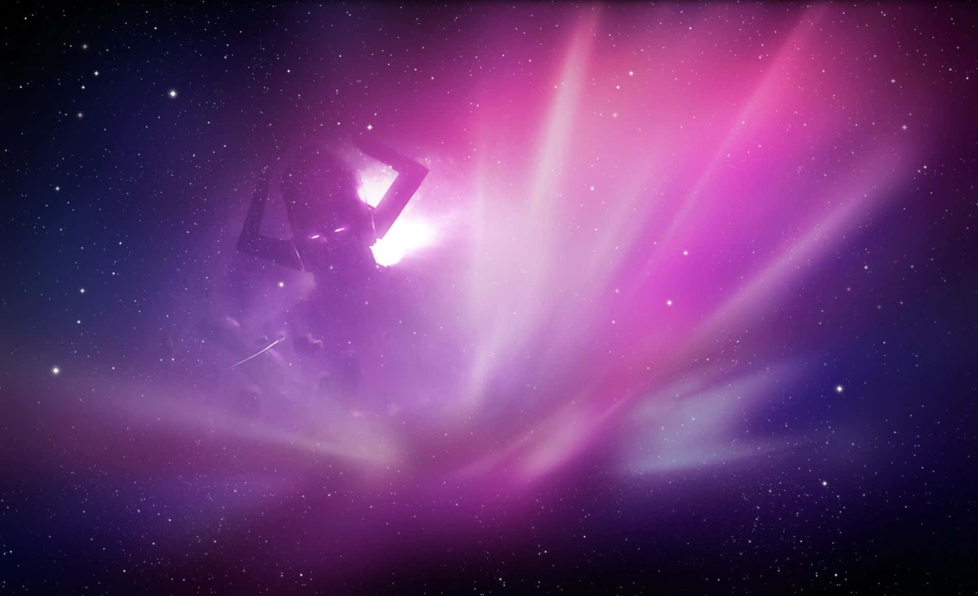 Galactus, the Devourer of Worlds, standing tall in space Wallpaper