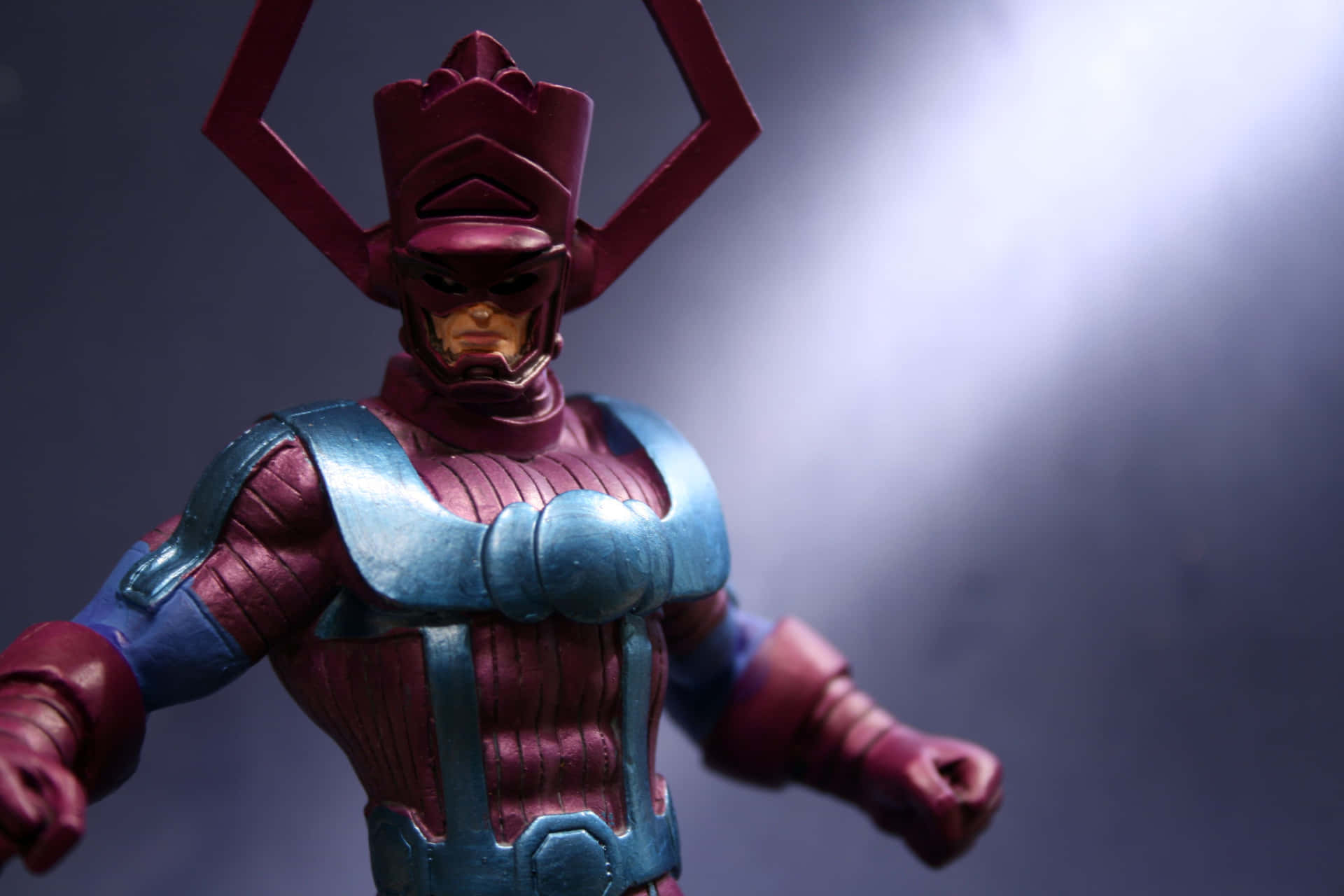 The Mighty Galactus Looms Over a Planet Wallpaper