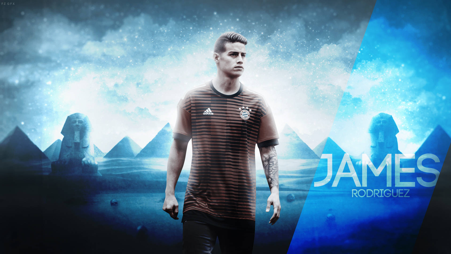 Galaktisk James Rodriguez Plakat Wallpaper