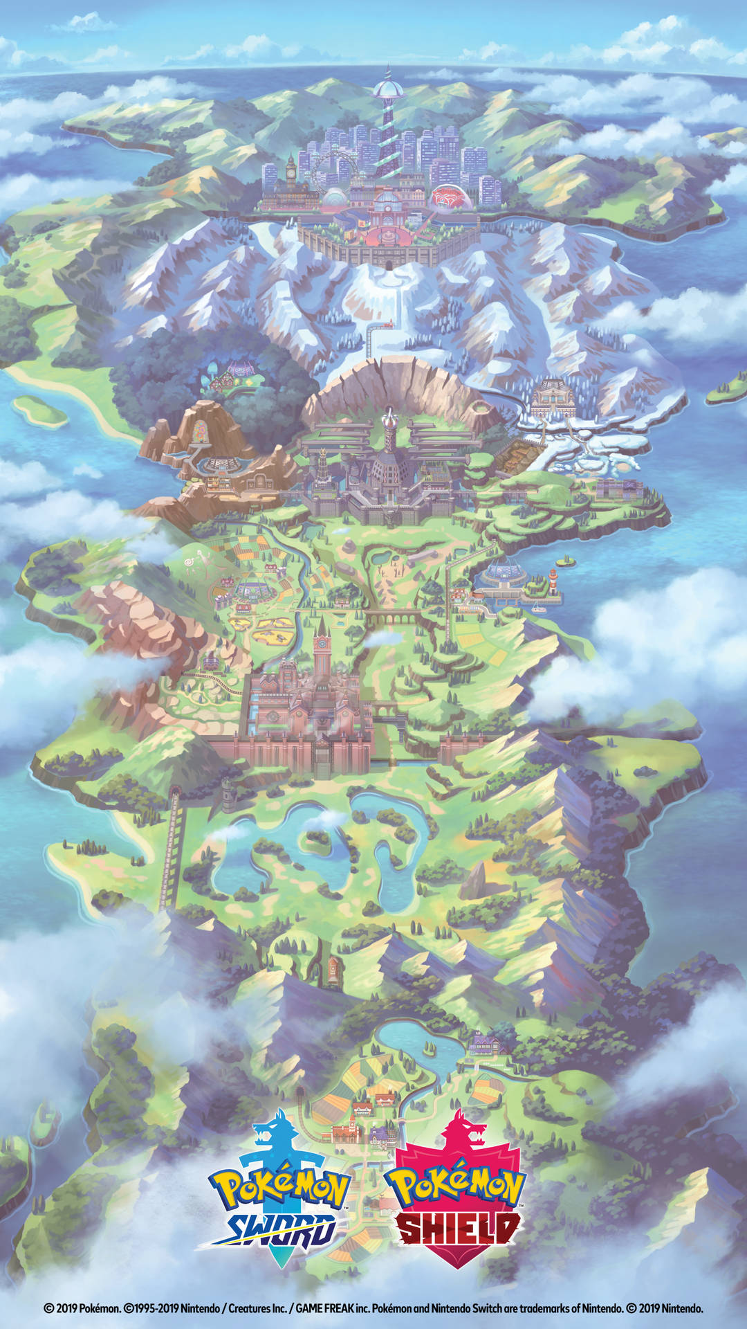 Galar Region Pokémon Sword And Shield Wallpaper