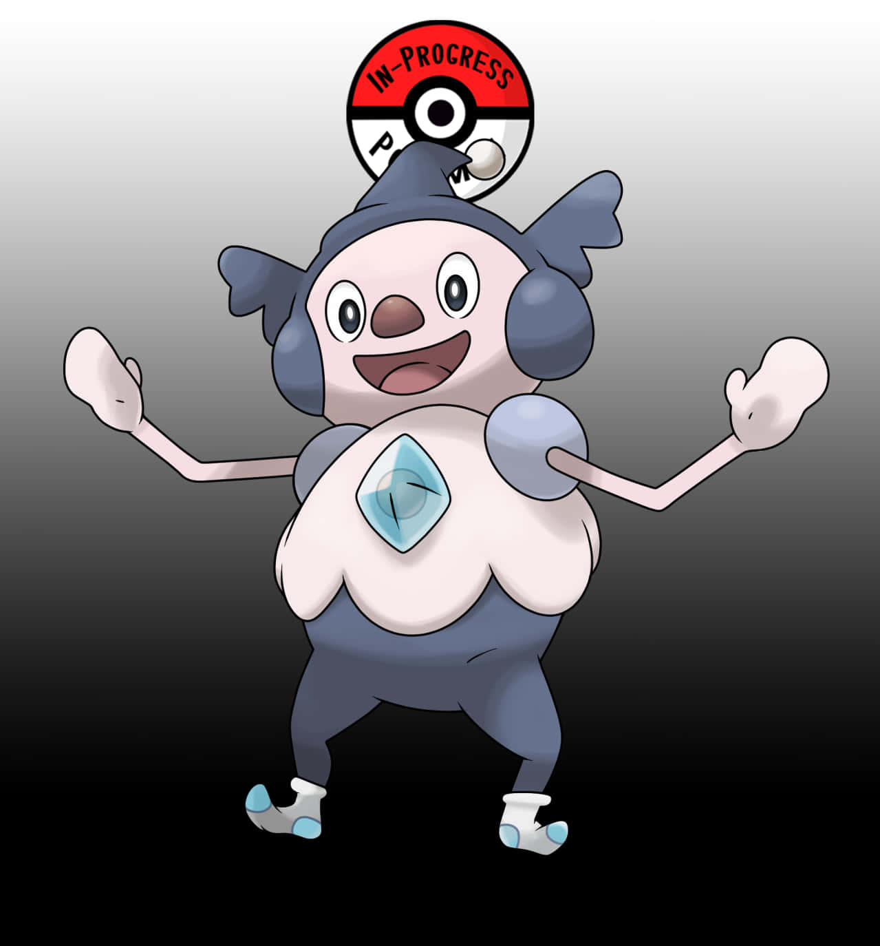 Galarian Mr. Mime From Mime Jr. Wallpaper