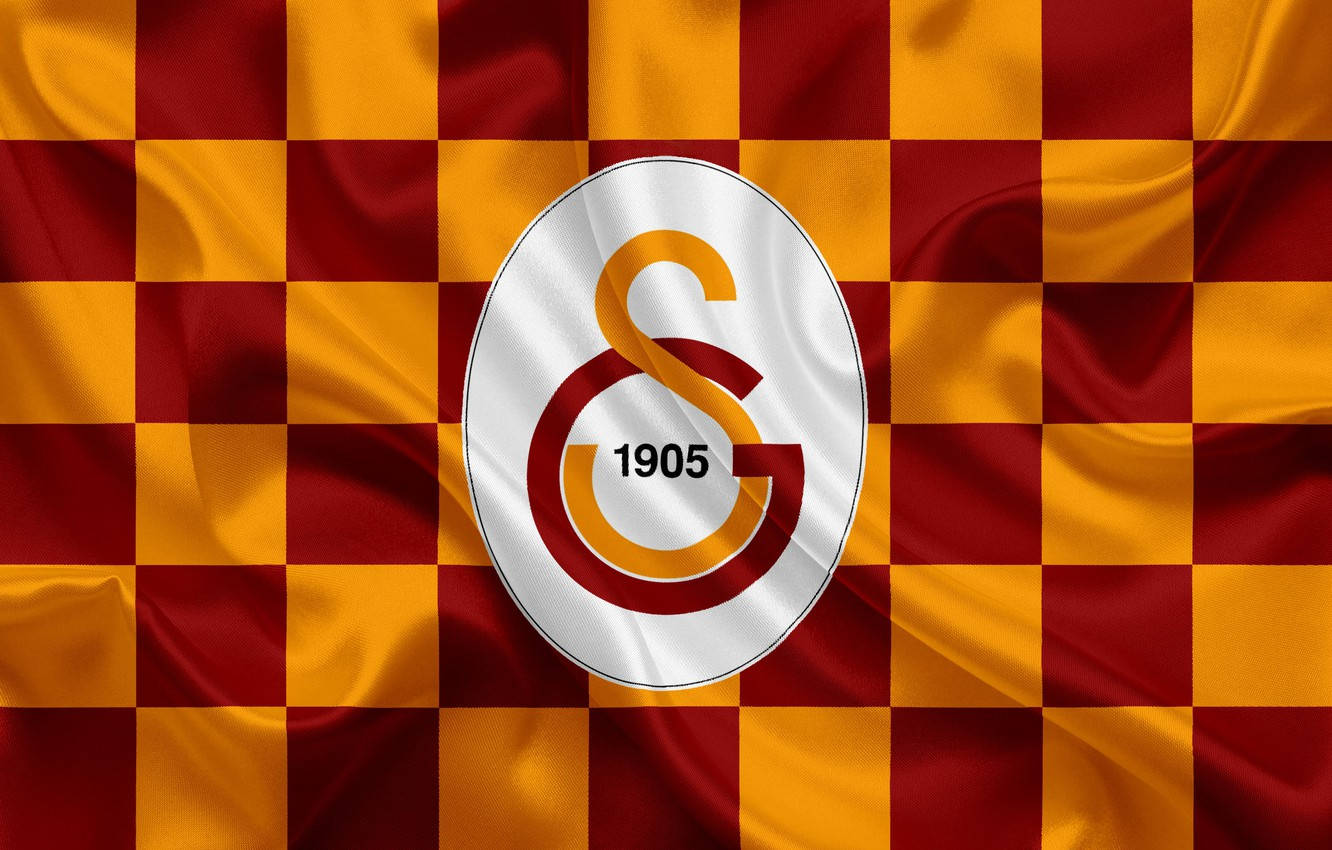 Bandieraa Scacchi Del Galatasaray Sfondo
