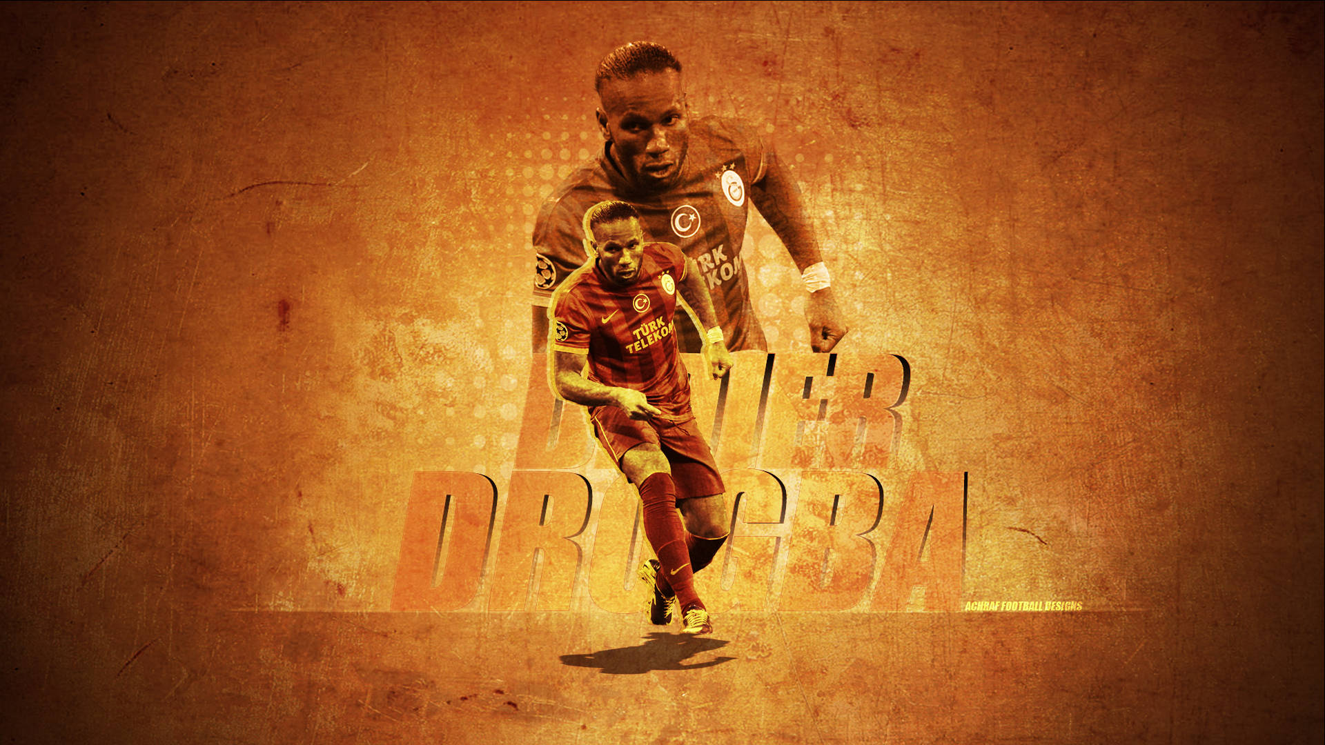 Galatasaray Didier Drogba Editiön Tapet Wallpaper