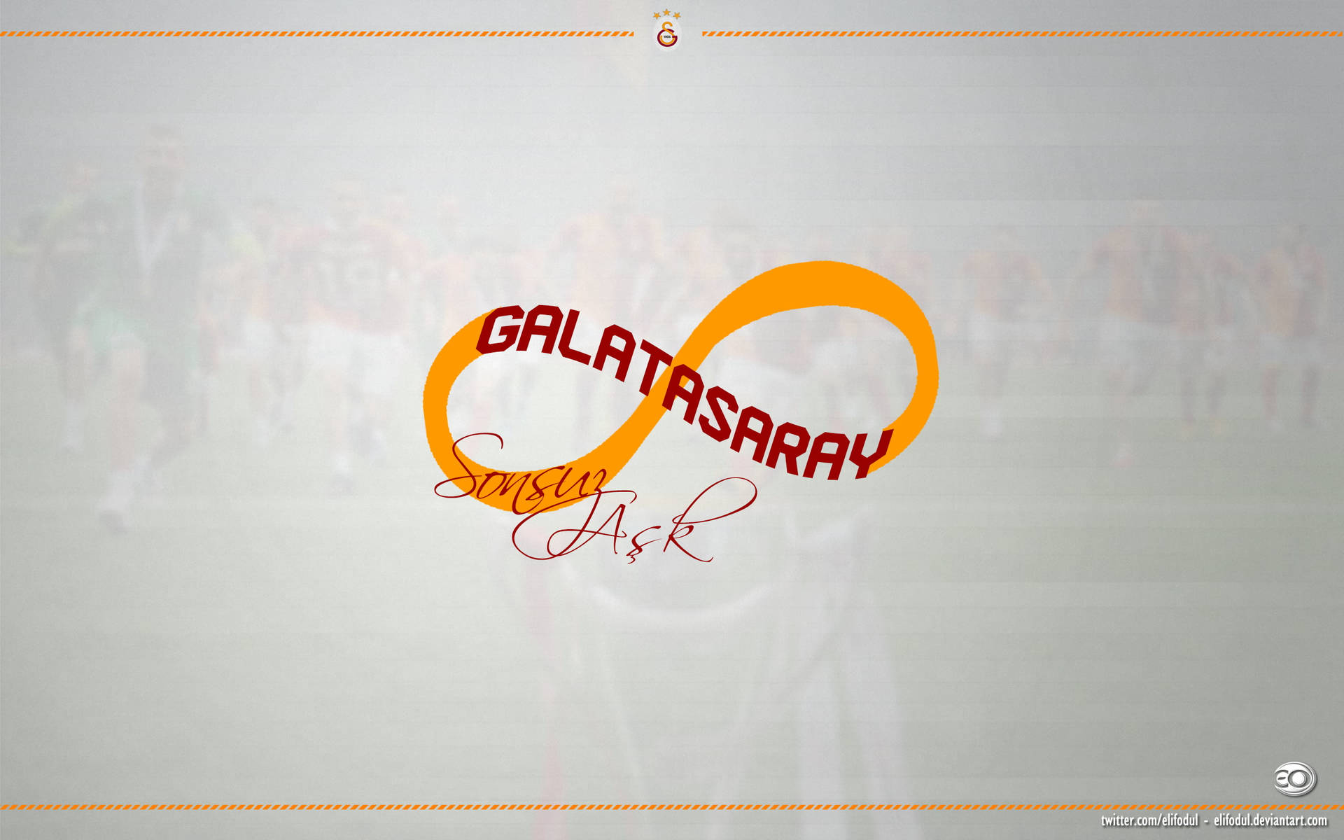 Galatasarayoändlighetssymbol Wallpaper