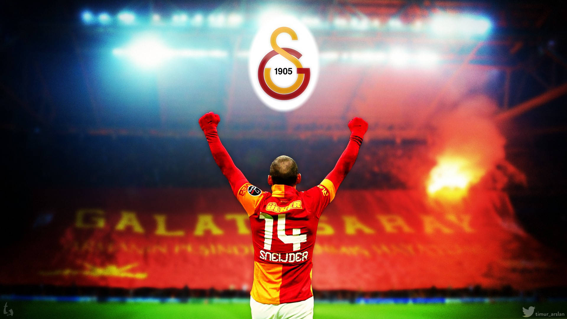 Galatasaray Sneijder Edit Wallpaper