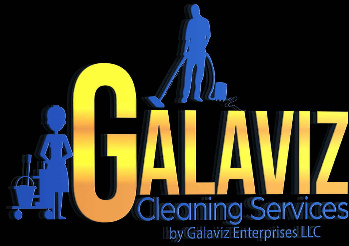 Galaviz Cleaning Services Logo PNG