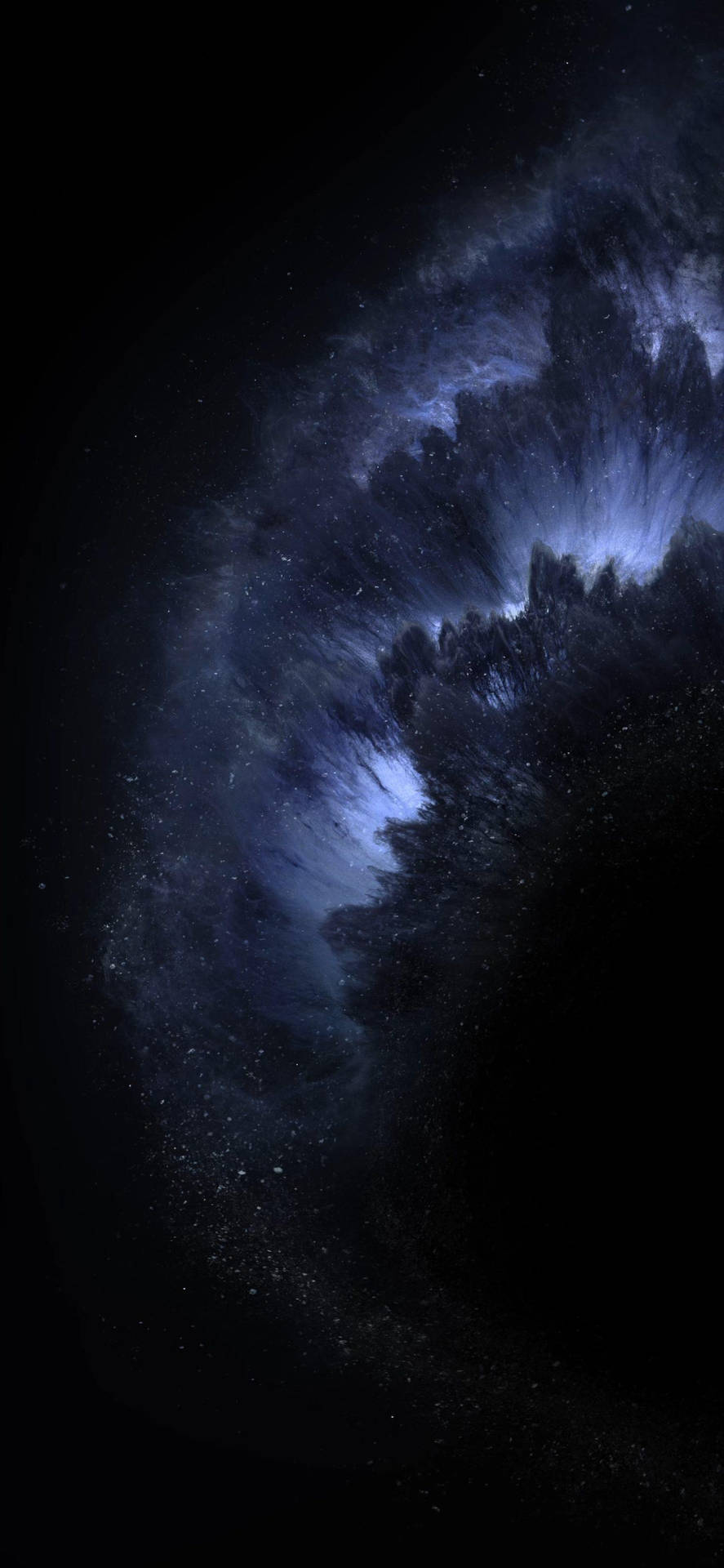 Galaxy Abyss In Dark Mode Wallpaper