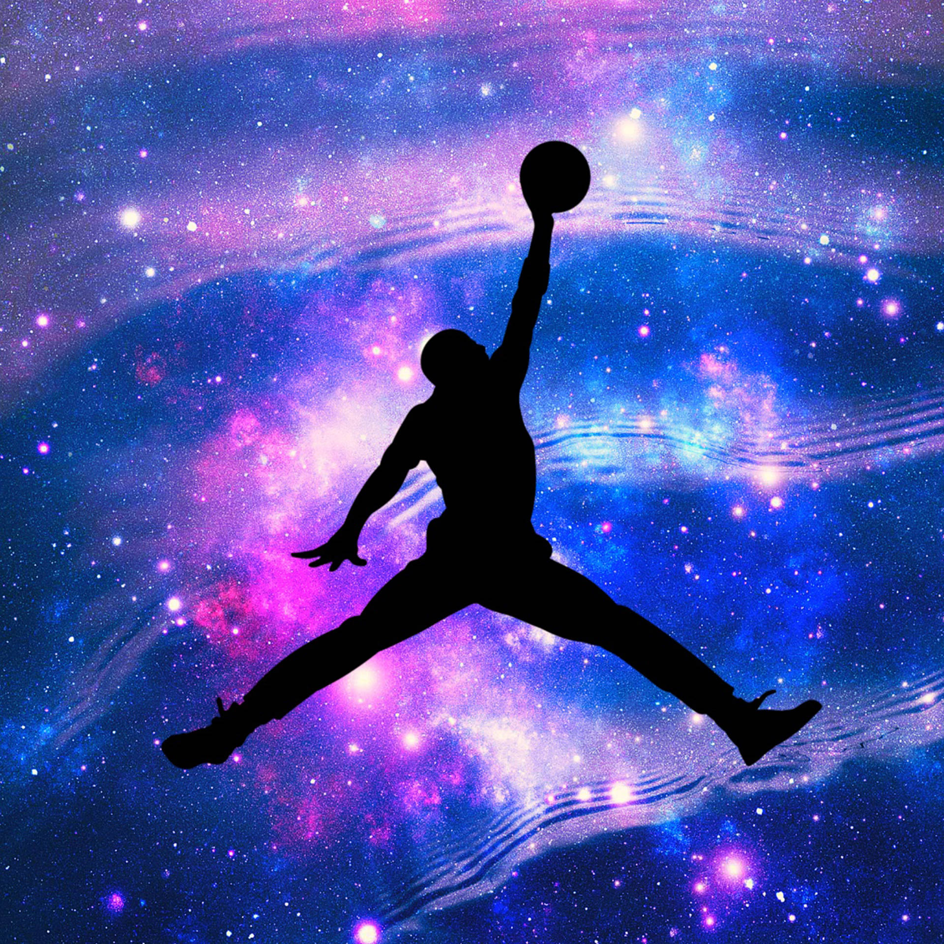 Galaxy Air Jordan Logo Wallpaper