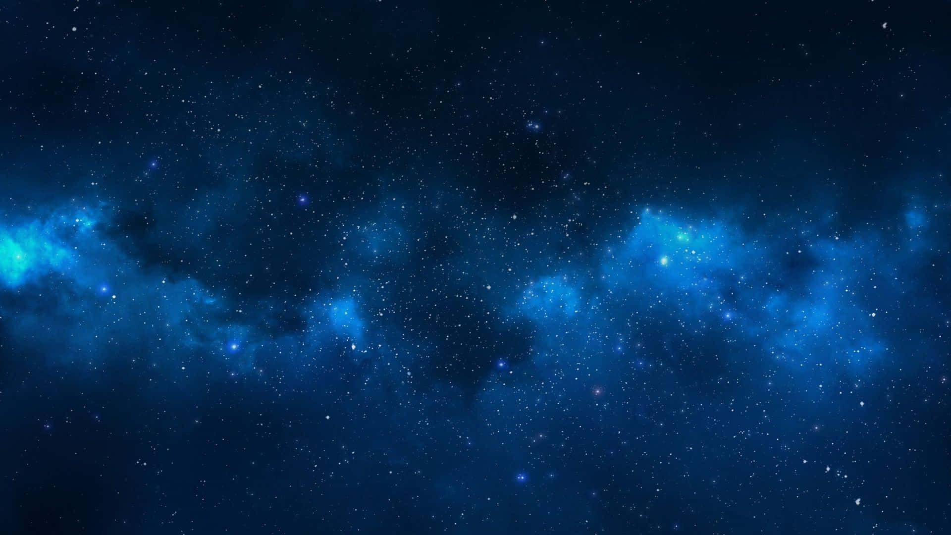 Leuchtendergaswolken-galaxienblaue Ästhetik Wallpaper