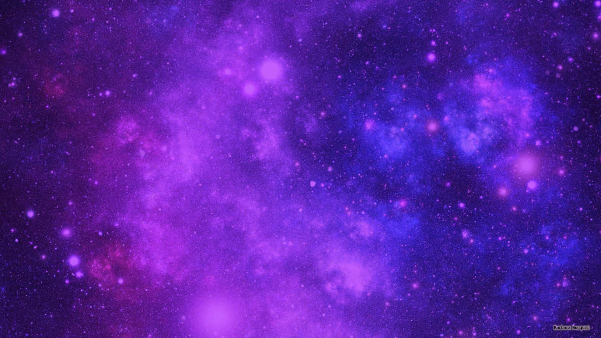 Landschaftlila Galaxy Blau Ästhetisch Startbildschirm Wallpaper