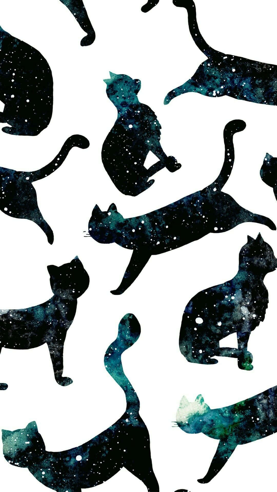 Explore the boundless mystery of space and the strangeness of your own galaxy cat Wallpaper