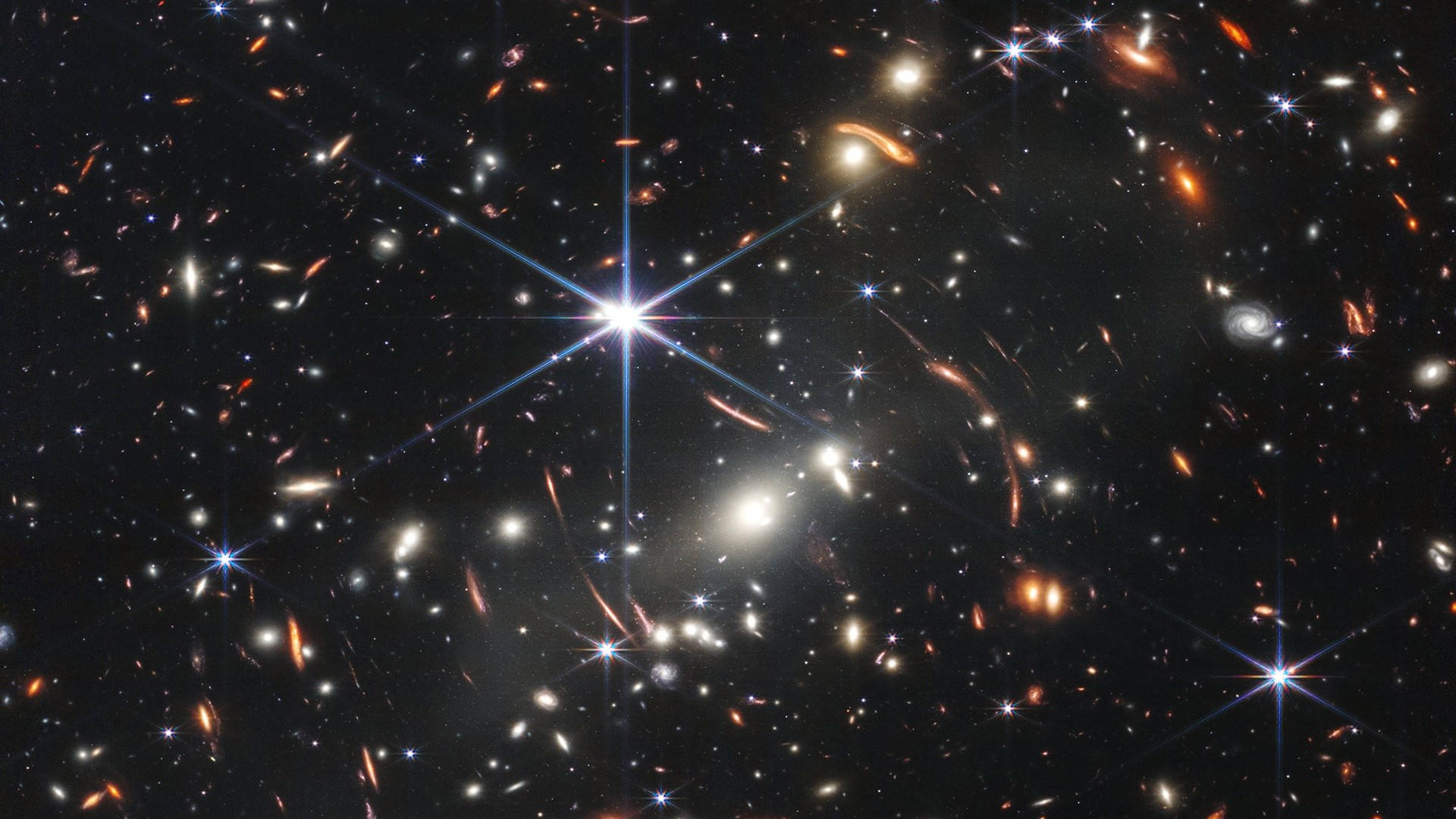 Galaxy Cluster In Space Universal Wallpaper
