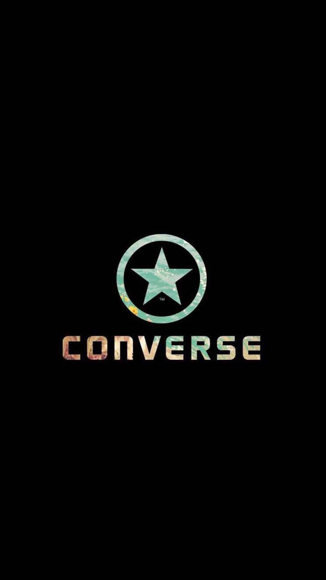 Galakse Converse Logo Forårsaktiv Wallpaper