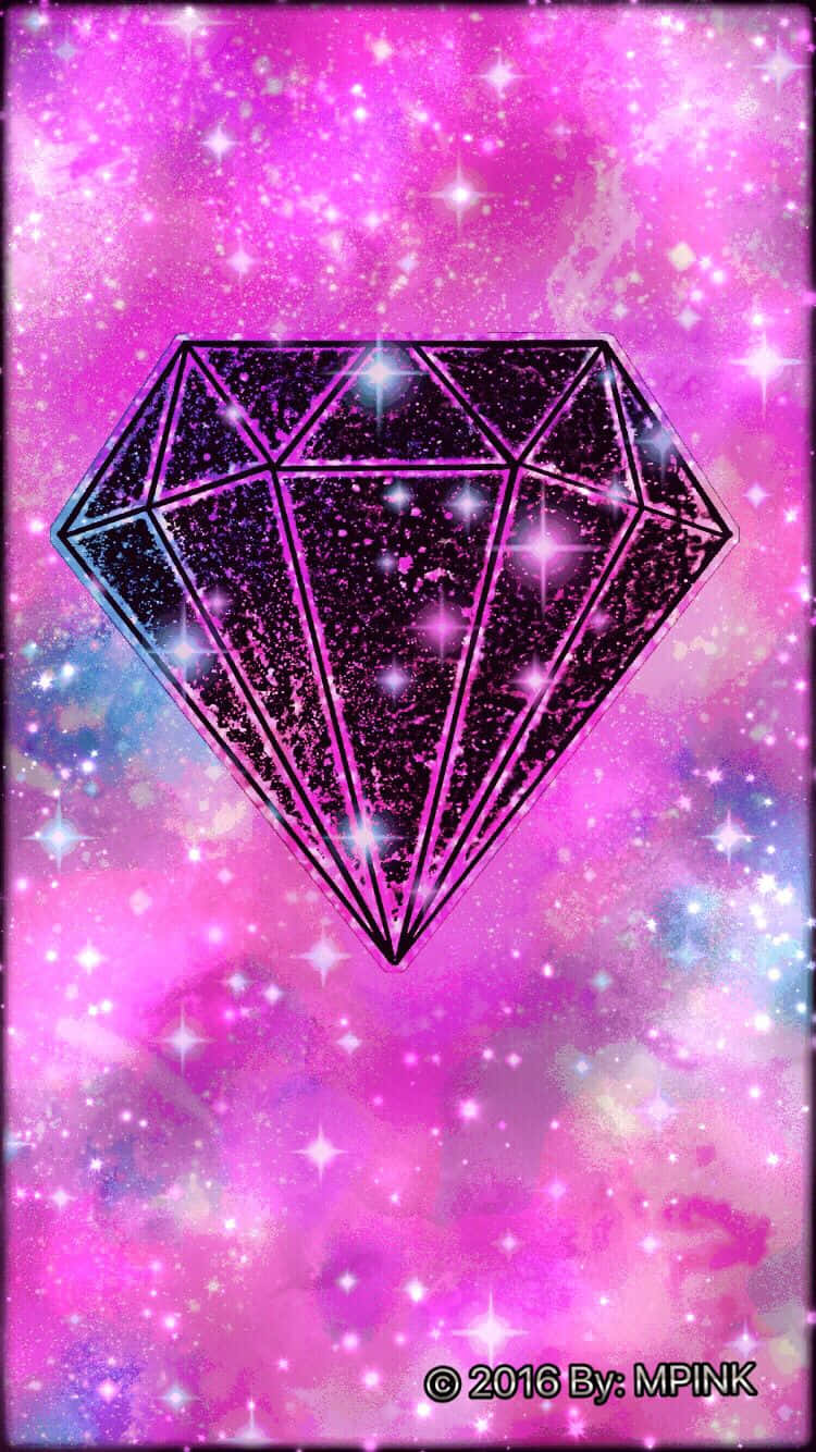 Skimrandeljus - Galax Diamant Wallpaper