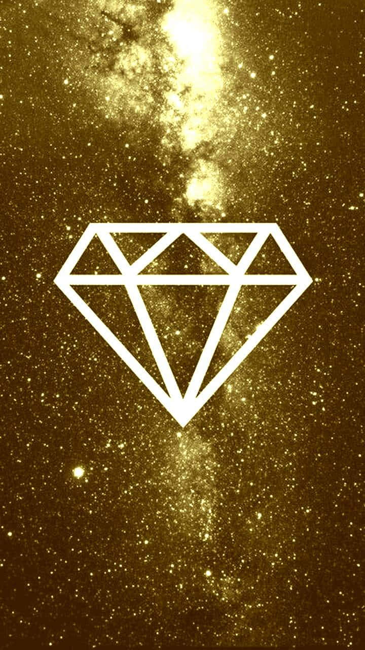 Denbländande Skönheten Hos Galaxy Diamond. Wallpaper