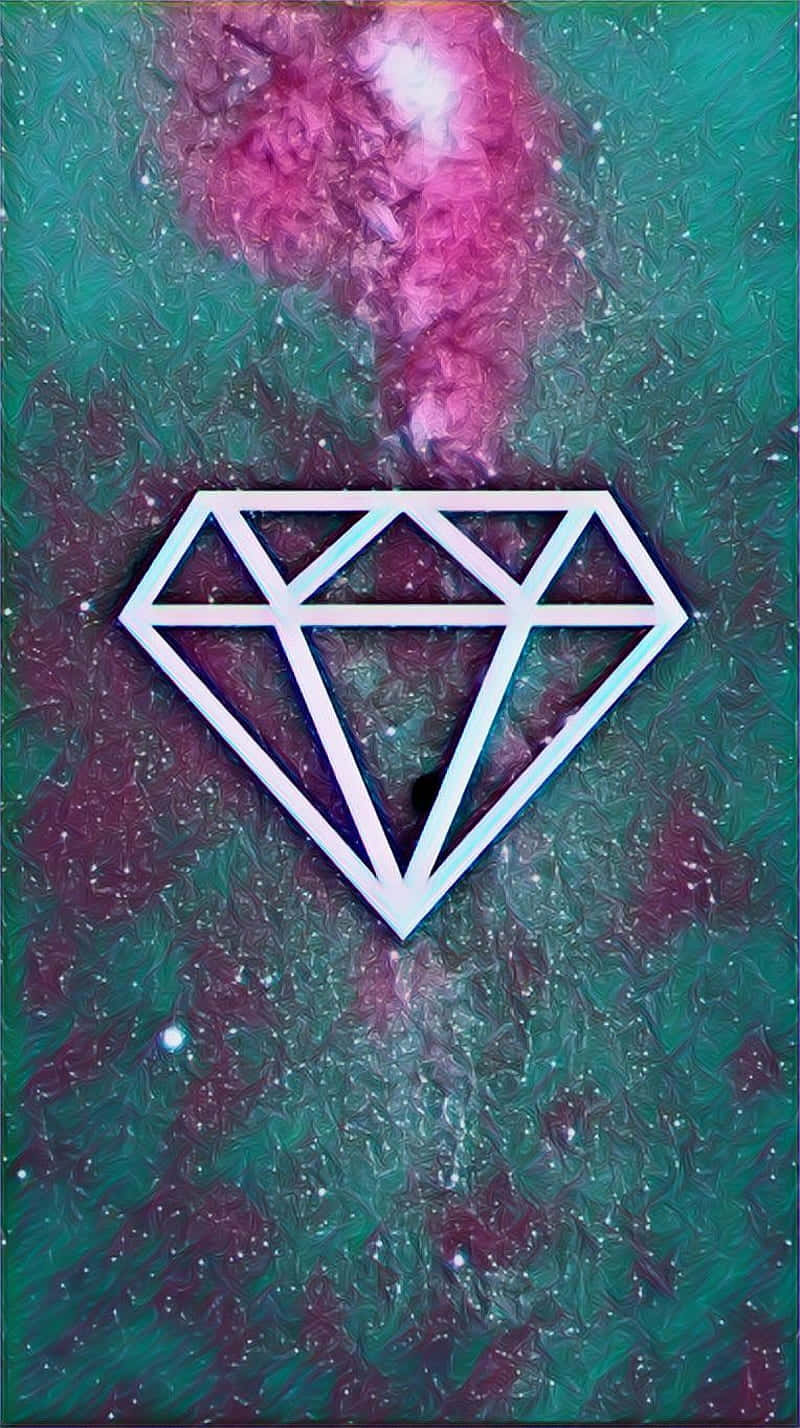 Galaxy Diamant - Uovertruffen Skinnet Wallpaper
