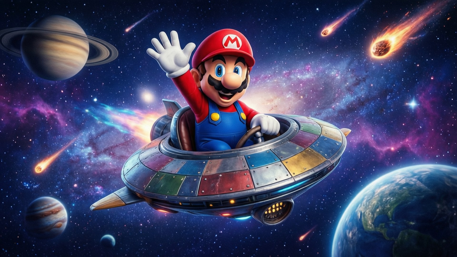 Galaxy Explorer Bakgrunner