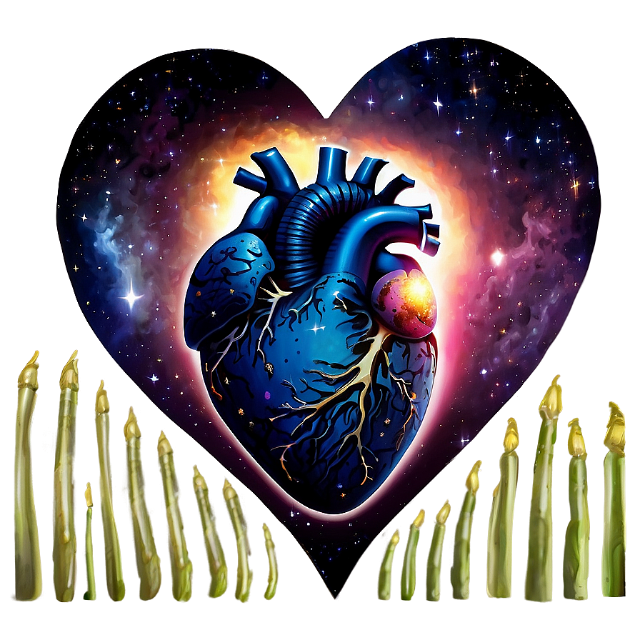 Galaxy Heart Clipart Cosmic Png Rng65 PNG