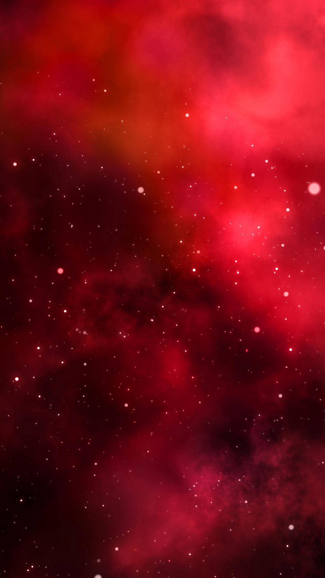 Galaxy I Rød Iphone Wallpaper