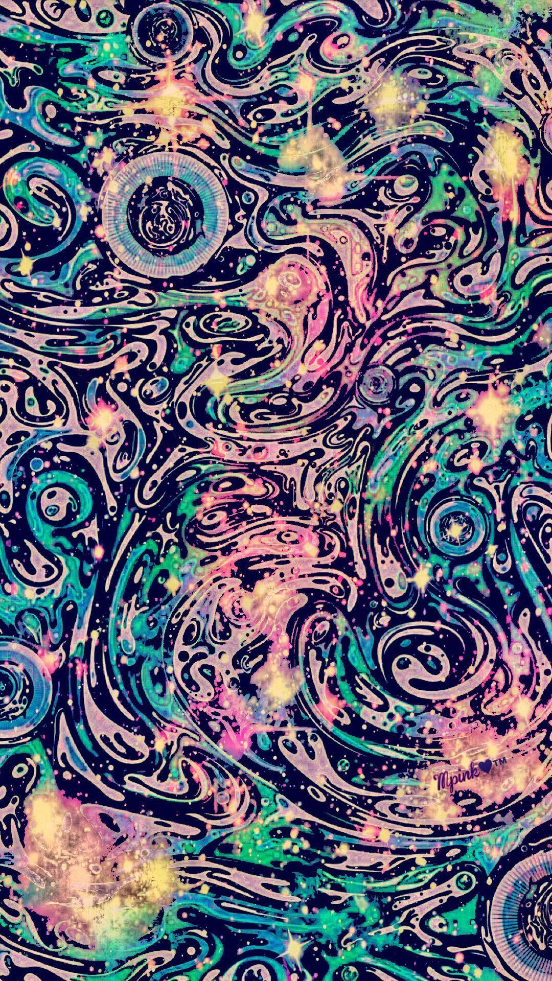 Galaxy-like Aesthetic Marble Wallpaper