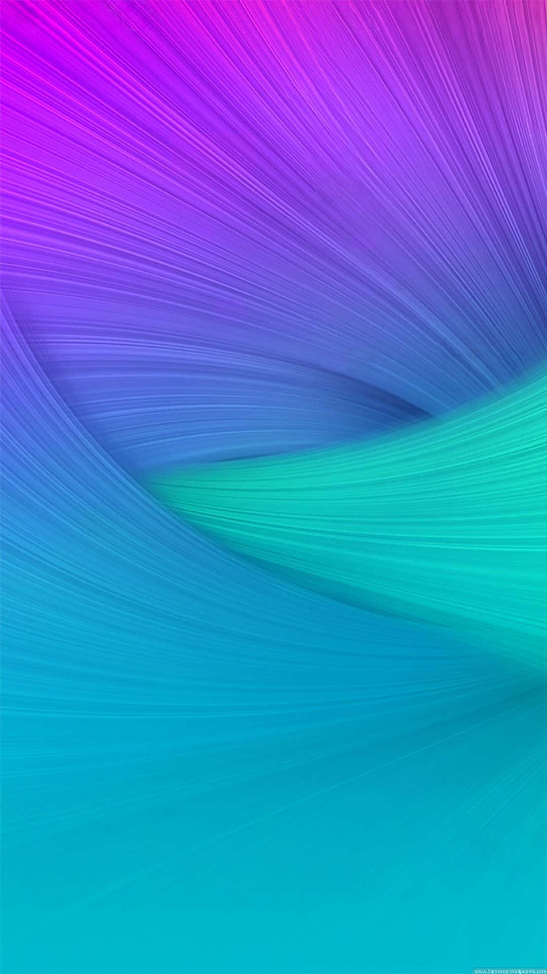 Greenish Purple Galaxy Note 4 Wallpaper