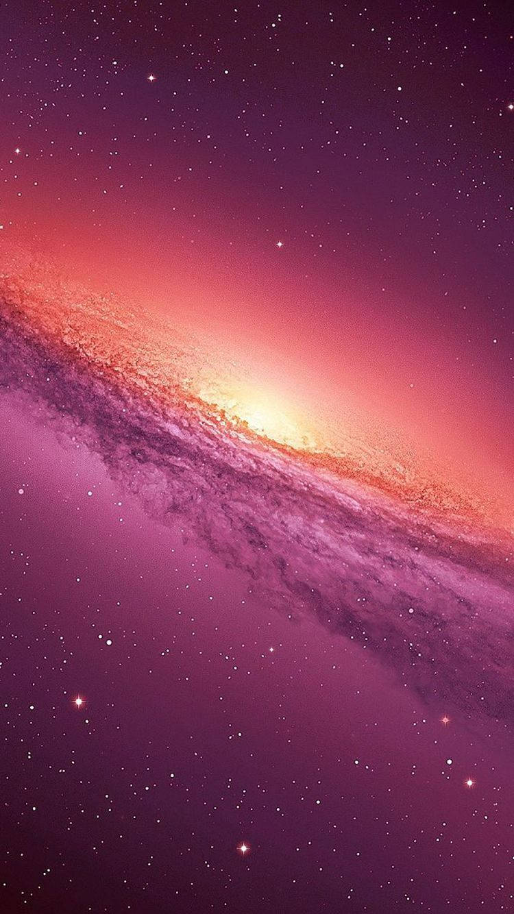 Outer space with a star-studded galaxy Iphone wallpaper