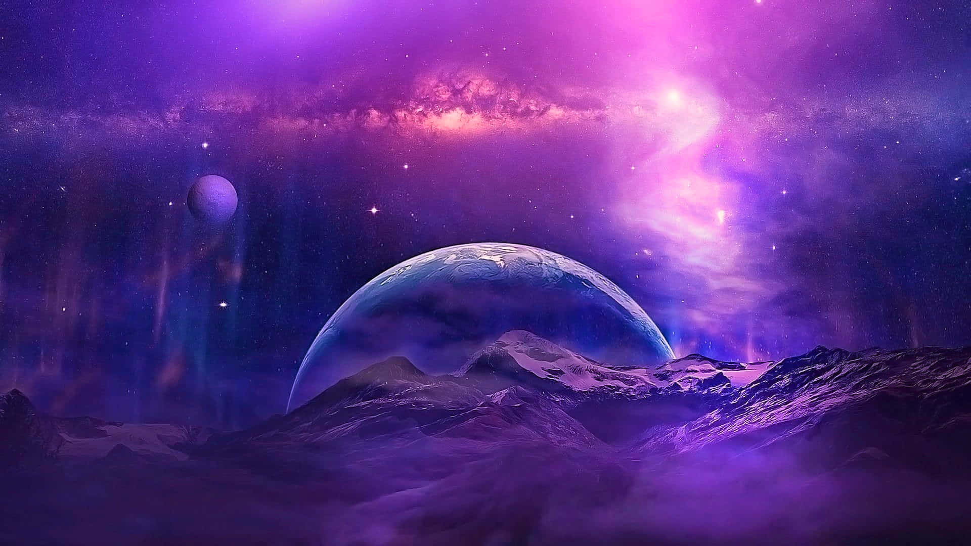 Explore the mysteries of the Galaxy Planet Wallpaper