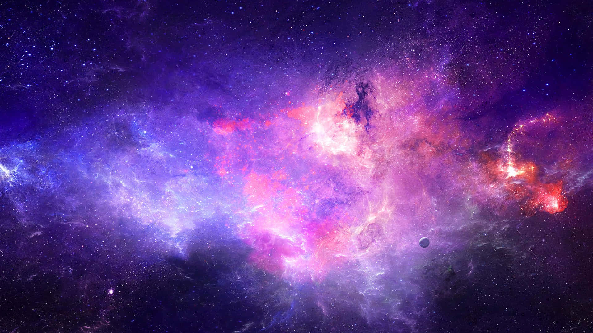 Stunning Galaxy Poster - Astronomical Wonder in the Cosmos Wallpaper