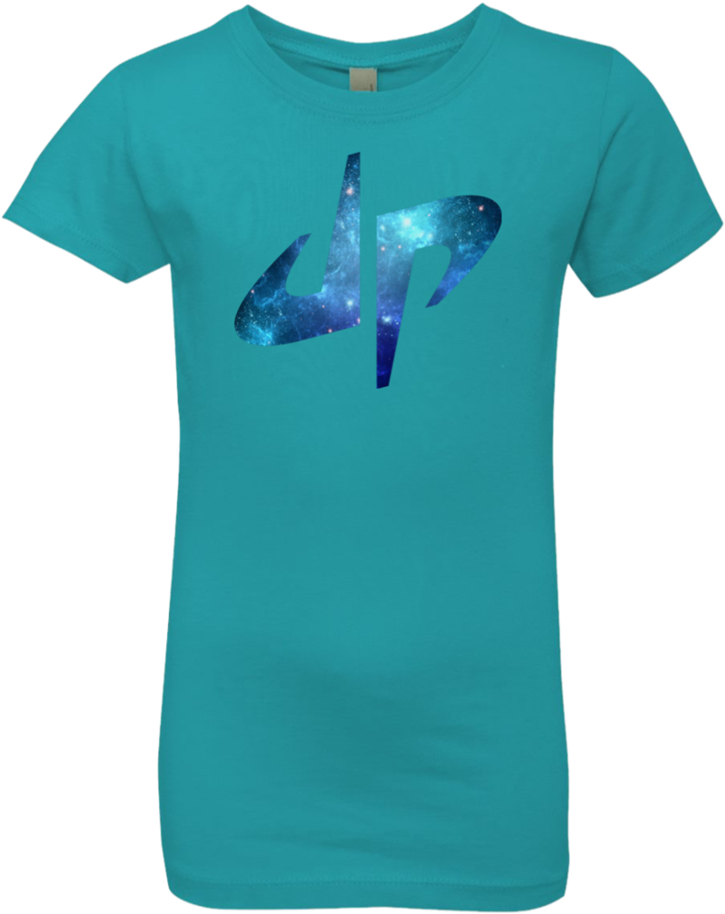 Galaxy Print Logo T Shirt PNG