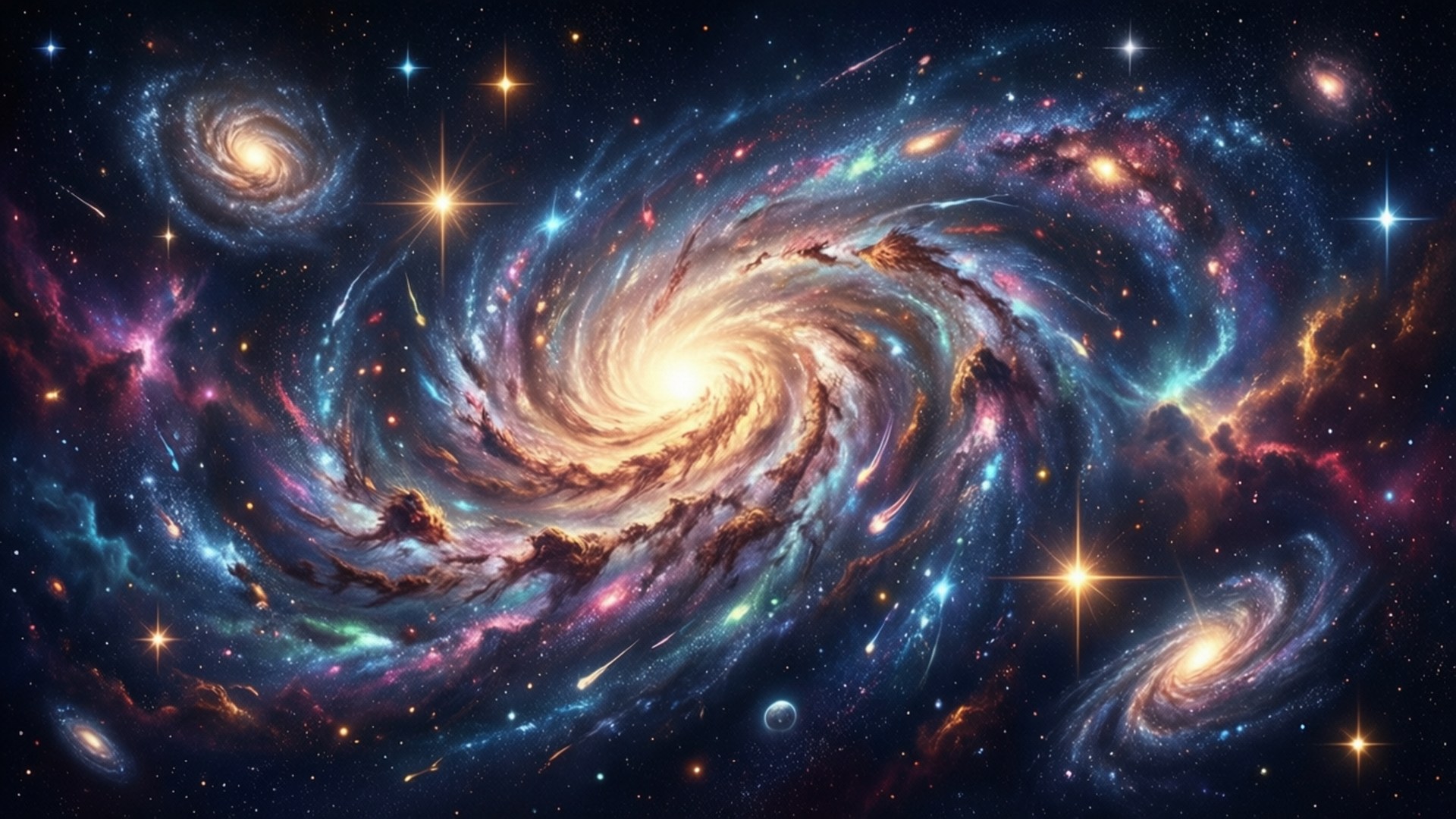 Galaxy Procreate Art Bakgrundsbilder