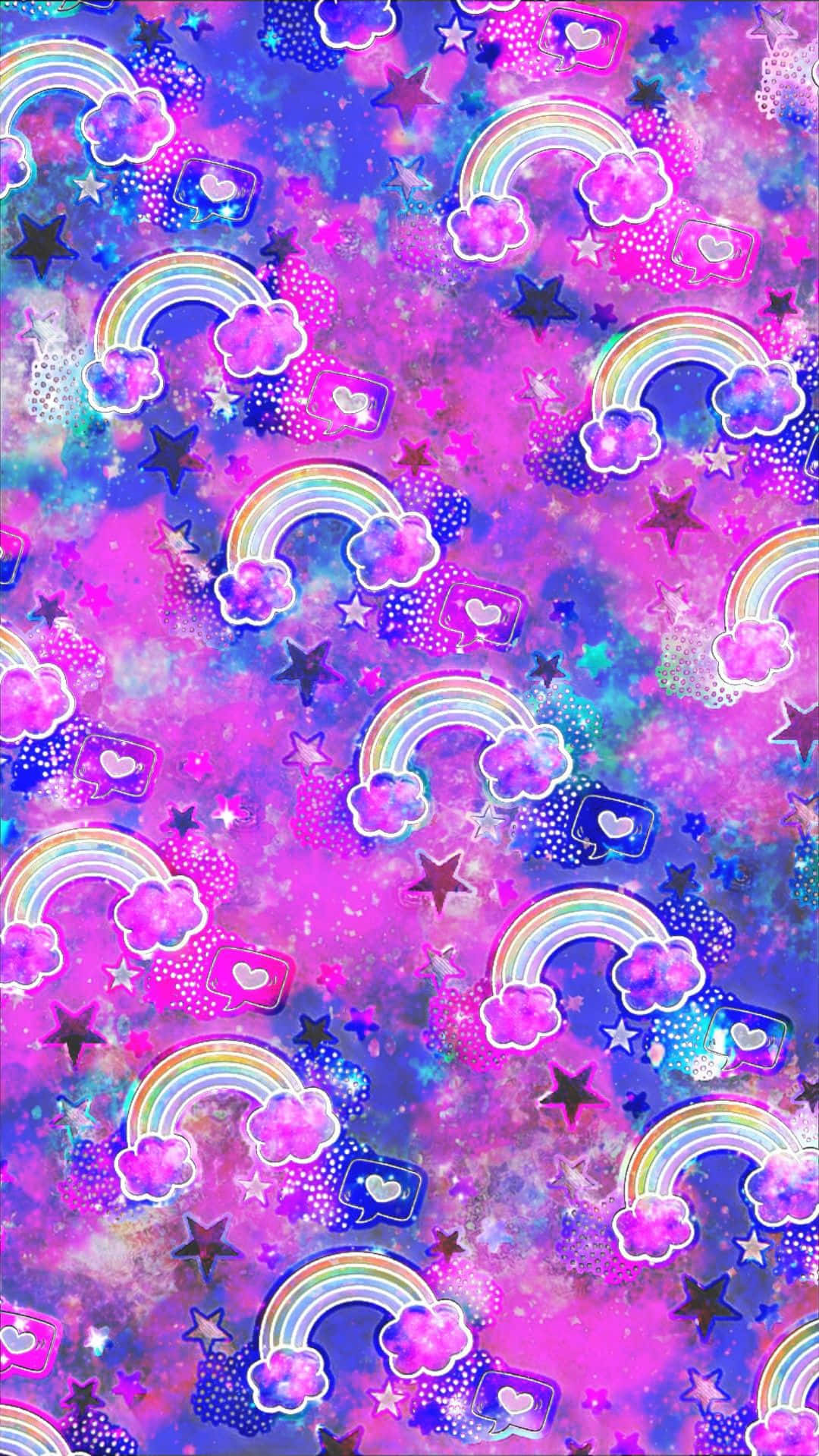 Cloudy sky background Unicorn fantasy pastel galaxy Rainbow cute wallpaper  Fluffy magic pink landscape Vector illustration 21856832 Vector Art at  Vecteezy