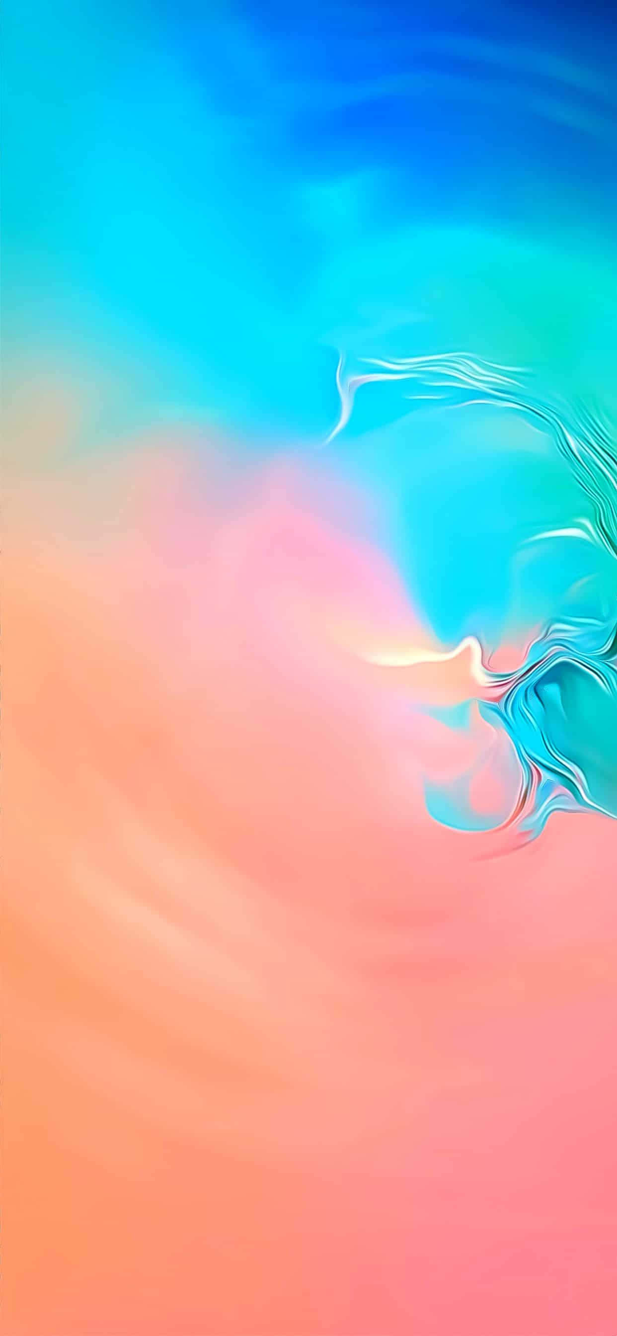 Stunning Galaxy S10 wallpaper featuring a vibrant abstract design
