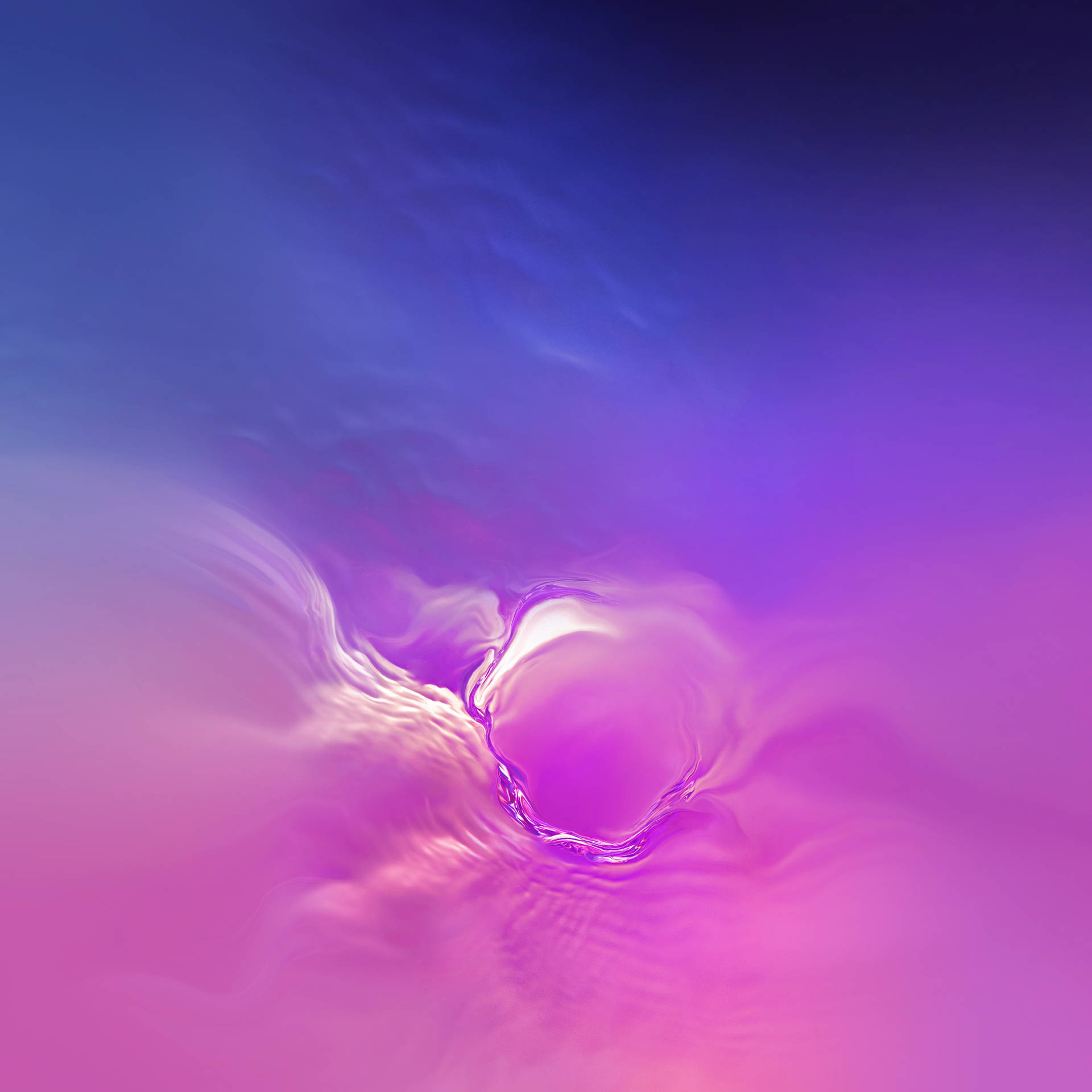 Galaxy S10 Blue Over Pink Wallpaper