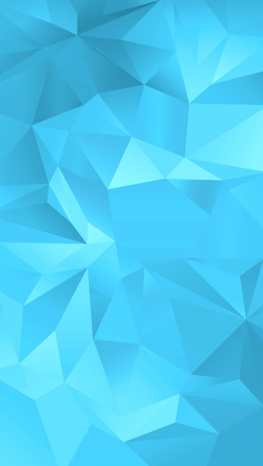 Umfundo Azul Com Triângulos. Papel de Parede