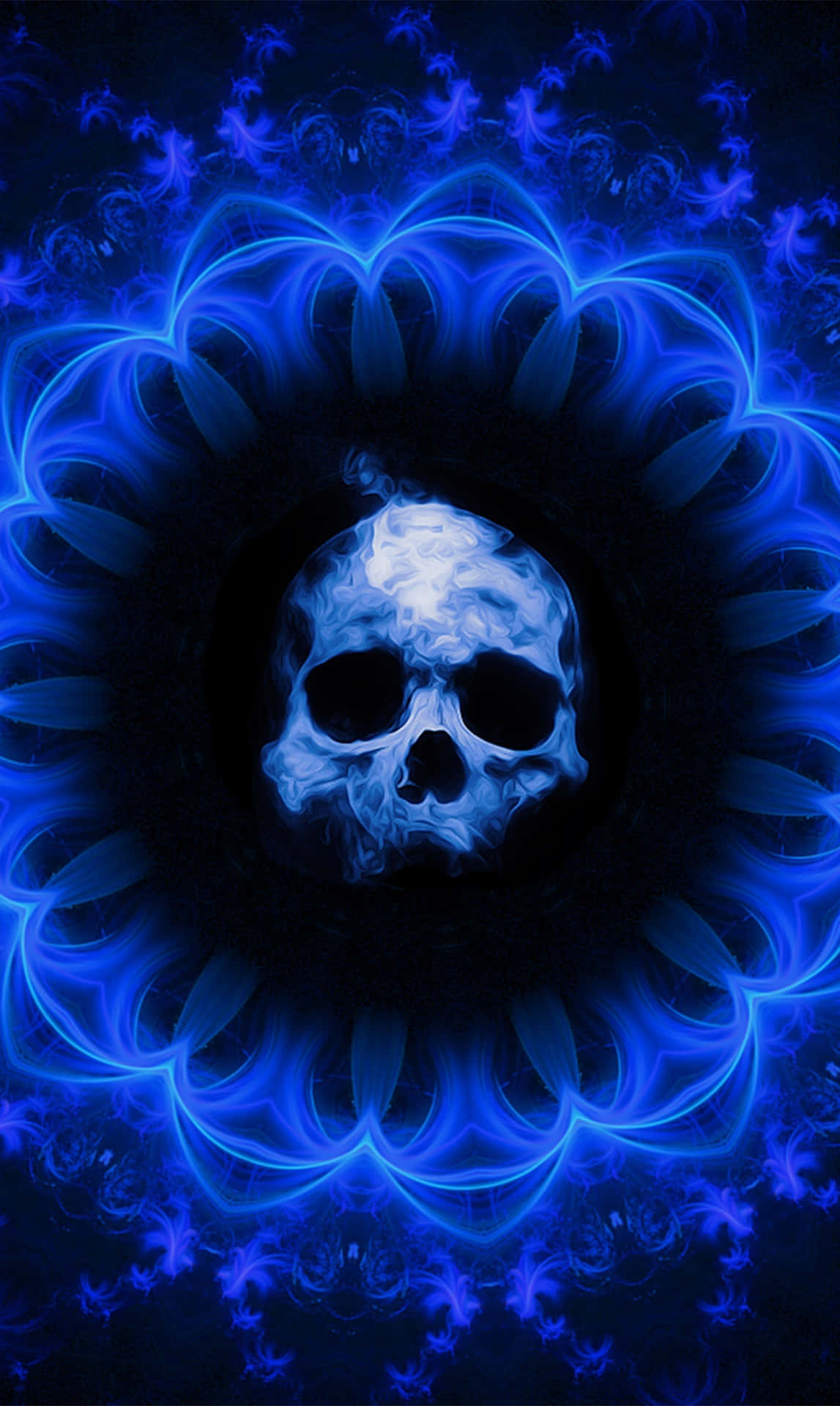 "Explore the mysteries of the universe with Galaxy Skull" Wallpaper