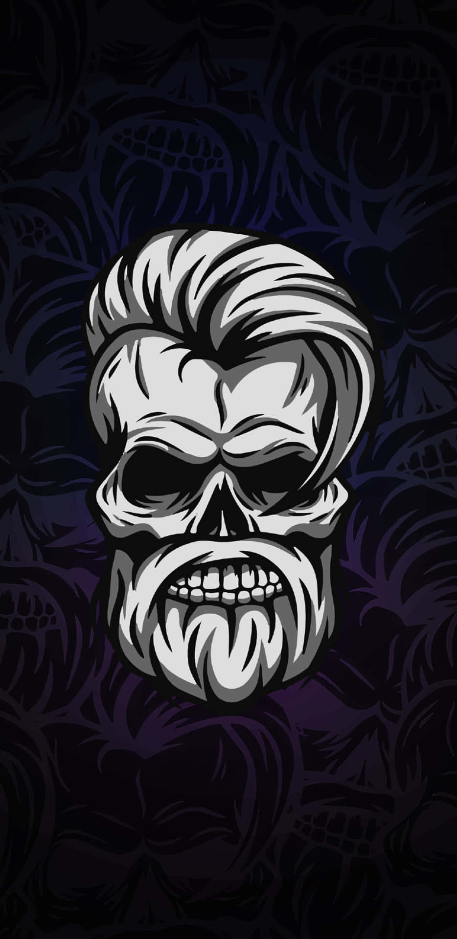 Download Galaxy Skull Wallpaper