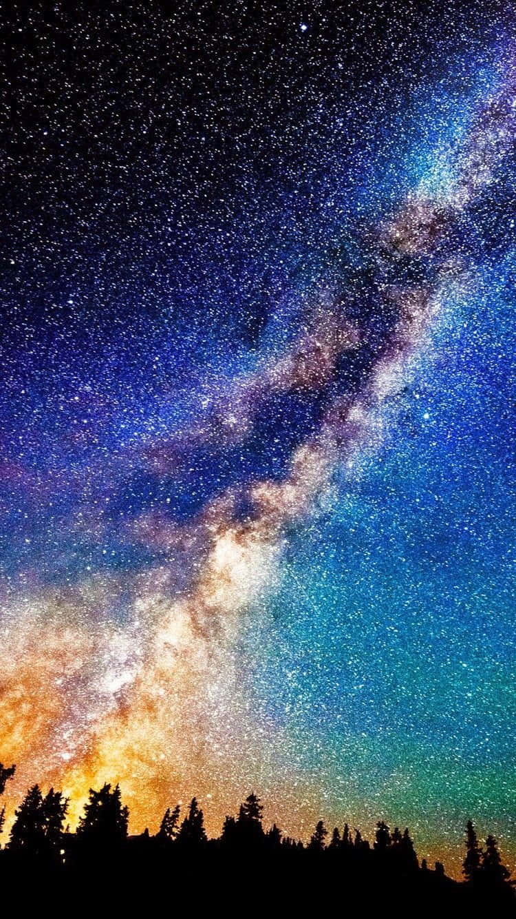 Galaxiehimmel Voller Sterne Wallpaper