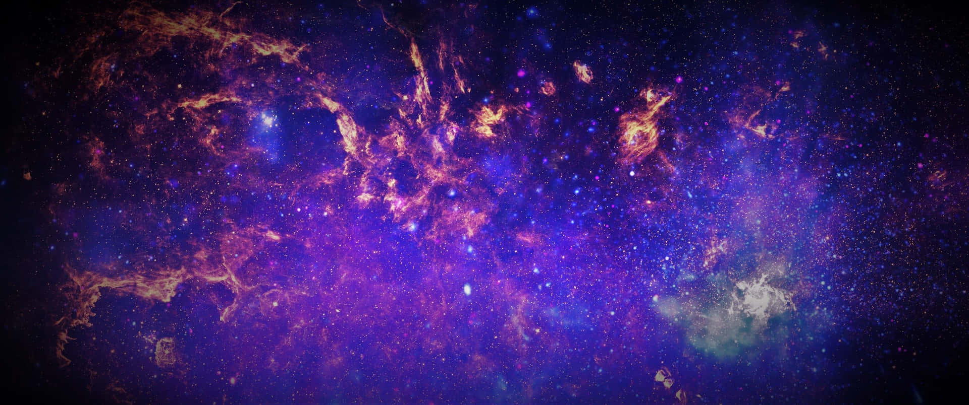 Unimmenso Spazio Della Galassia Della Via Lattea Con Numerose Stelle E Nebulose Sfondo