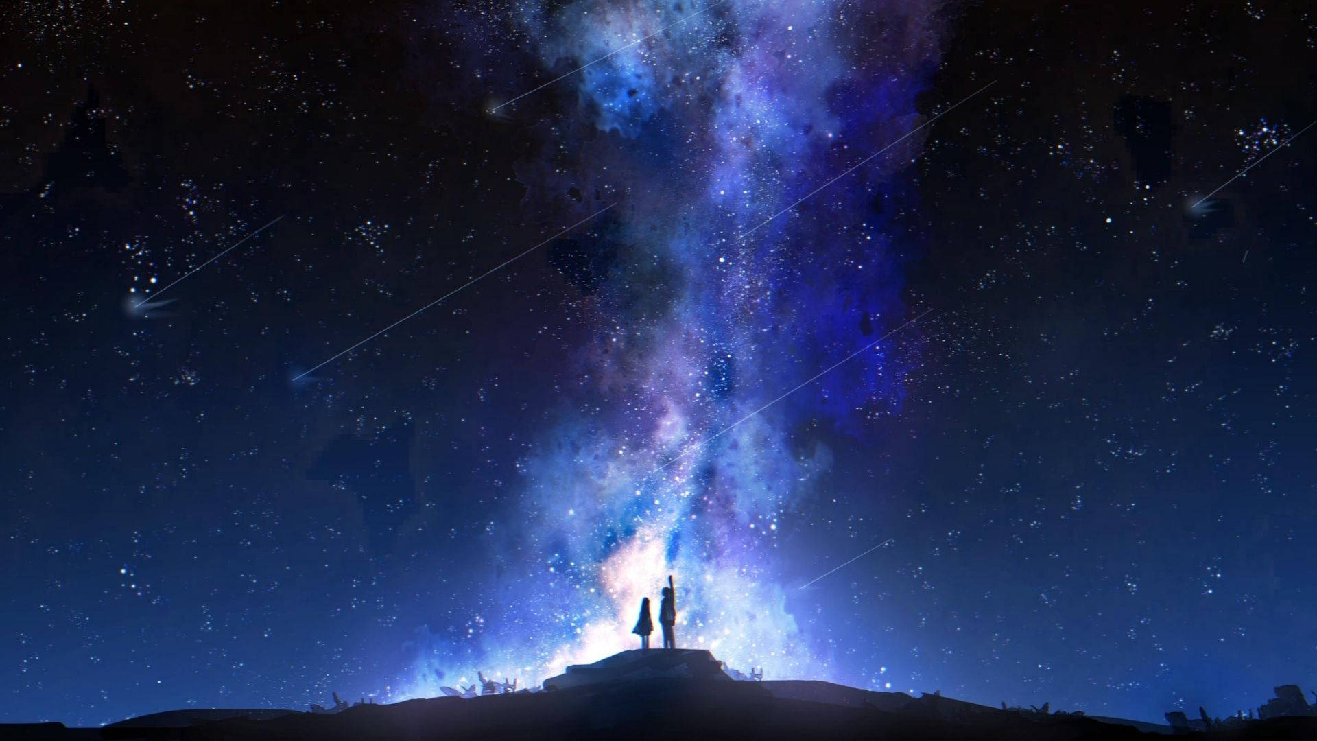 Vistadel Cielo De La Galaxia. Fondo de pantalla
